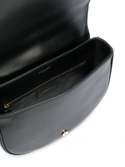 Shop Saint Laurent Joan Quilted Shoulder Bag In Black