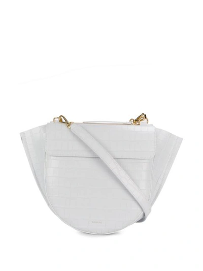 Shop Wandler Medium Hortensia Bag In White