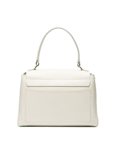 Shop Chloé White Faye Medium Shoulder Bag - Neutrals