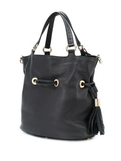 Shop Lancer Large Tote Bag In Black