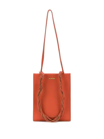 Shop Jacquemus Le A4 Shoulder Bag In Orange