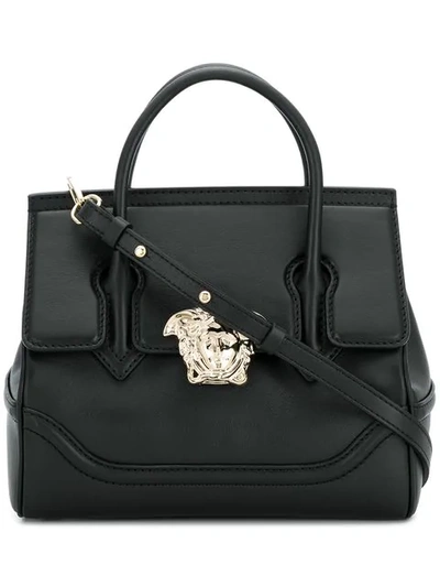 Shop Versace Palazzo Empire Bag In Black