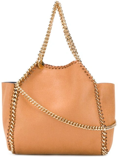 Shop Stella Mccartney Falabella Shoulder Bag - Brown