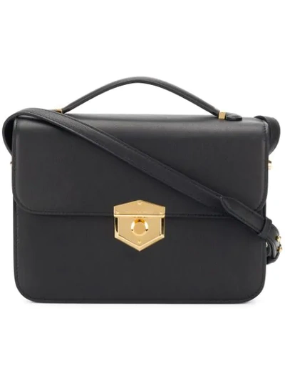 Shop Alexander Mcqueen Wicca Shoulder Bag - Black