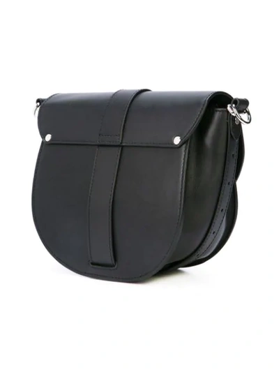 Shop Proenza Schouler Ps11 Medium Saddle Bag In Black