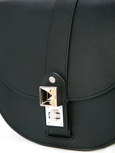Shop Proenza Schouler Ps11 Medium Saddle Bag In Black