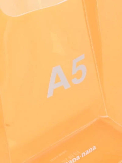 Shop Nana-nana A5 Cross Body Bag In Orange