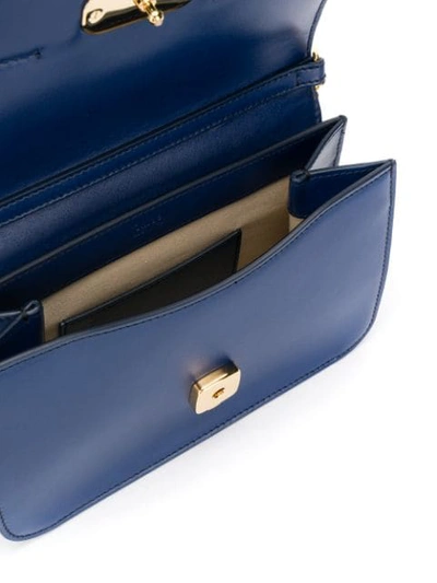 Shop Chloé C Logo Cross-body Bag In Blue