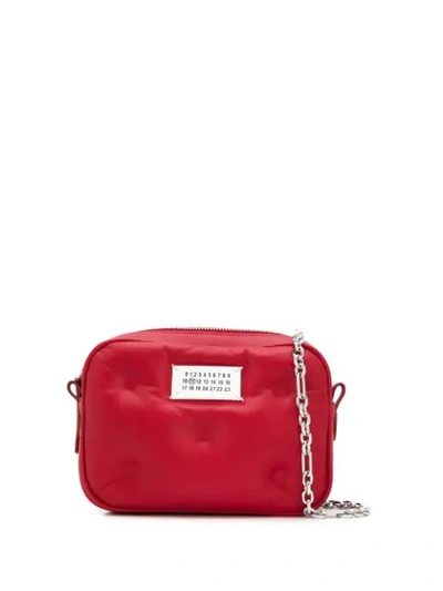 Shop Maison Margiela Micro Glam Slam Shoulder Bag In Red