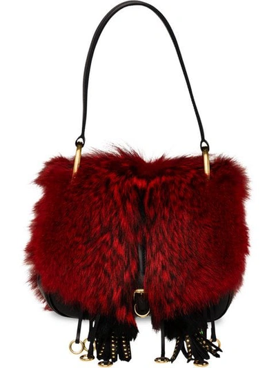 Shop Prada Corsaire Bag In Red