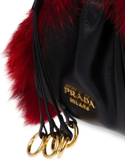 Shop Prada Corsaire Bag In Red