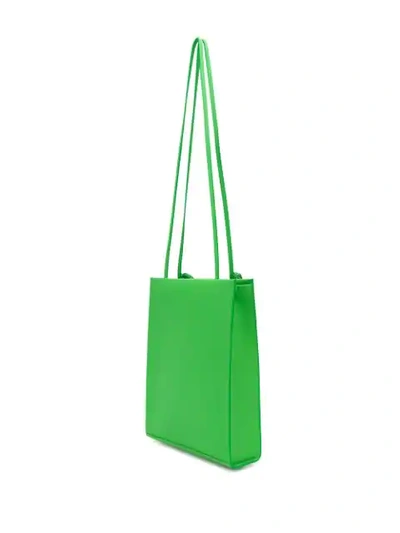 Shop Jacquemus Le A4 Shoulder Bag In Green
