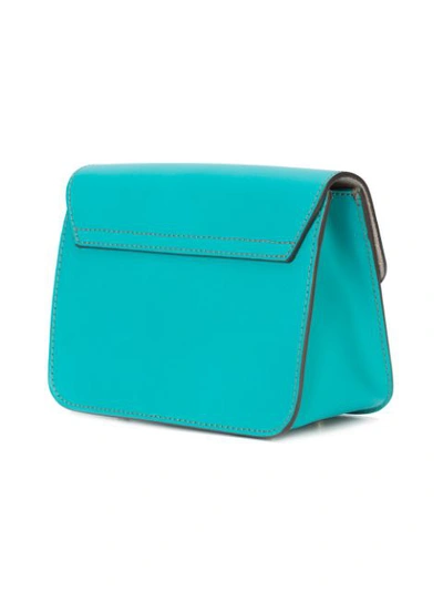 Shop Furla Metropolis Shoulder Bag - Blue