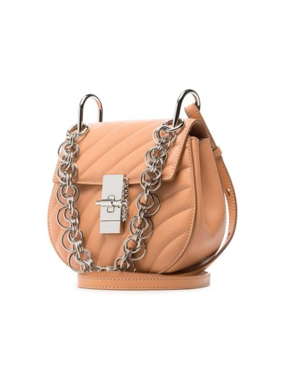 Shop Chloé Pink Drew Bijou Small Shoulder Bag