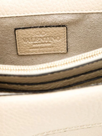 Shop Valentino Rockstud Crossbody Bag In White