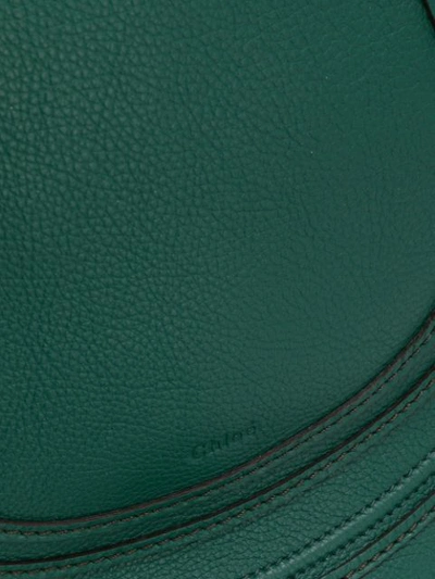 Shop Chloé Marcie Shoulder Bag In Green