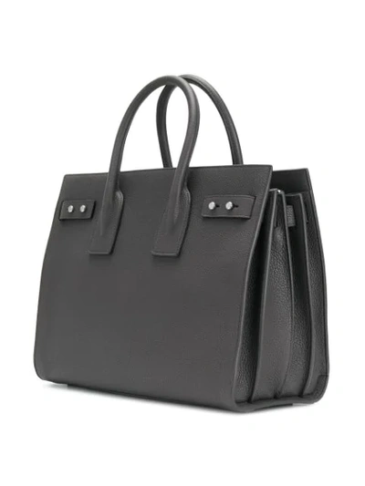 Saint Laurent Small Sac De Jour Tote - Grey In Grey