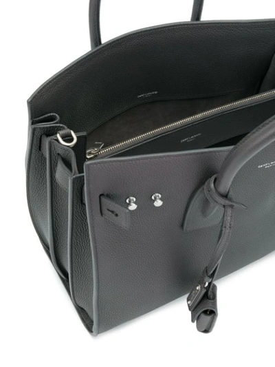 Saint Laurent Small Sac De Jour Tote - Grey In Grey
