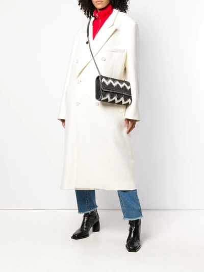 Shop Stella Mccartney Studded Cross-body Bag - Black
