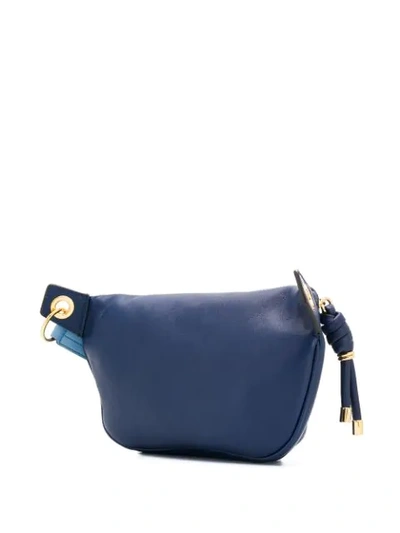 Shop Givenchy Logo-stamp Belt Bag In Blue