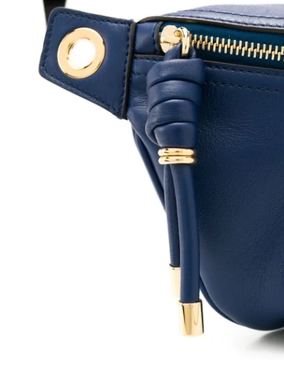 Shop Givenchy Logo-stamp Belt Bag In Blue