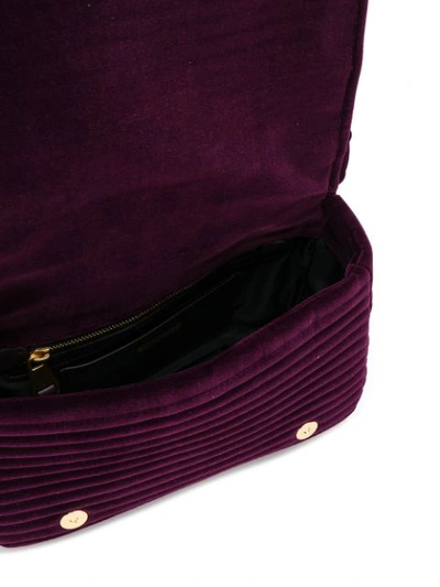 Shop Moschino Collar Shoulder Bag - Pink