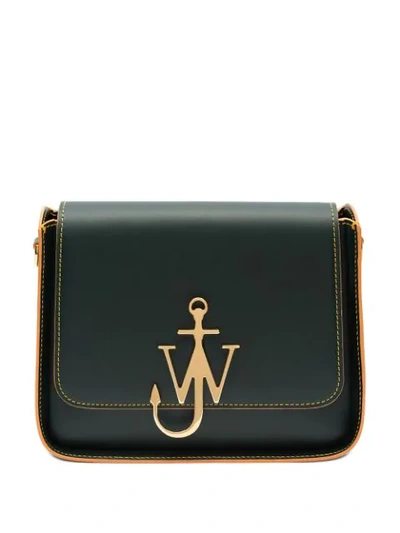 Shop Jw Anderson Anchor Logo Box Bag In Green