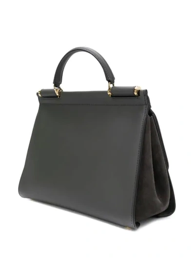 Shop Dolce & Gabbana 'sicily' Handtasche In Grey