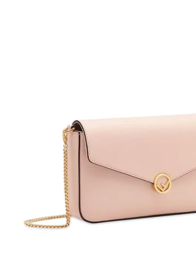 Shop Fendi F Is  Wallet-on-chain In Pink