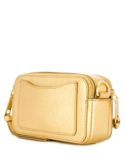 Shop Marc Jacobs The Dtm Snapshot Camera Bag In Gold