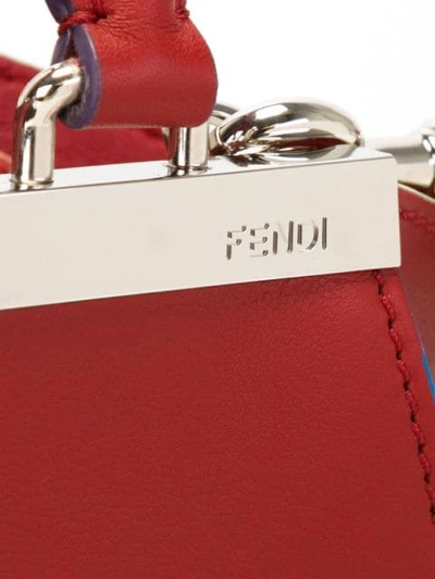 Shop Fendi Mini '3jours' Crossbody Bag - Red