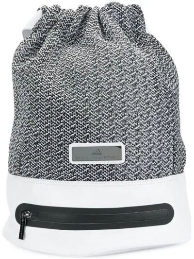 Shop Adidas By Stella Mccartney Knit Backpack - Grey