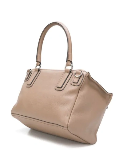 Shop Givenchy Medium Pandora Bag - Neutrals