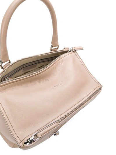 Shop Givenchy Medium Pandora Bag - Neutrals