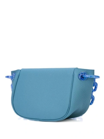 Shop Simon Miller Bend Shoulder Bag In Blue