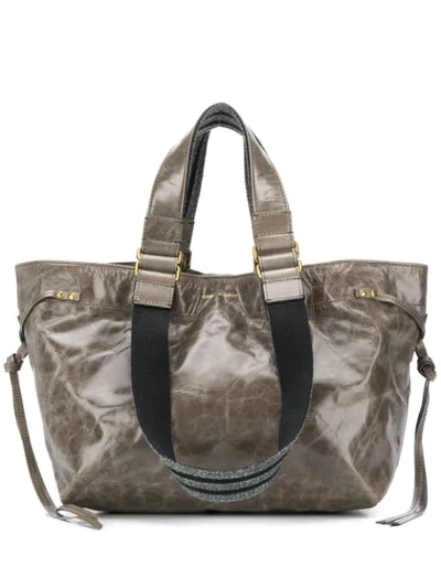 Shop Isabel Marant Wardy Tote Bag In Grey