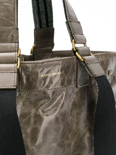 Shop Isabel Marant Wardy Tote Bag In Grey