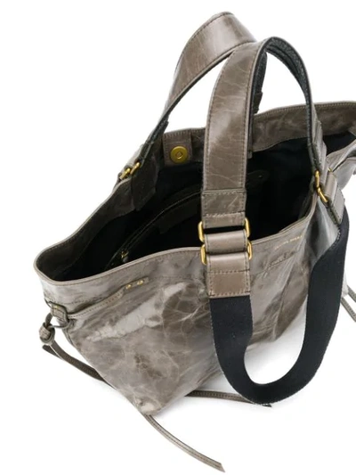 Shop Isabel Marant Wardy Tote Bag In Grey