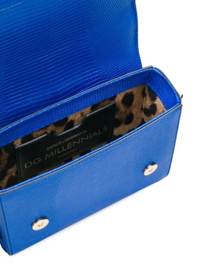 Shop Dolce & Gabbana Dg Millennials Mini Crossbody Bag In Blue