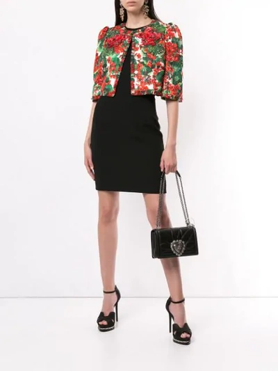 Shop Dolce & Gabbana Devotion Cross Body Bag In Black