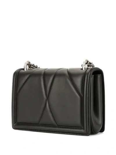 Shop Dolce & Gabbana Devotion Cross Body Bag In Black