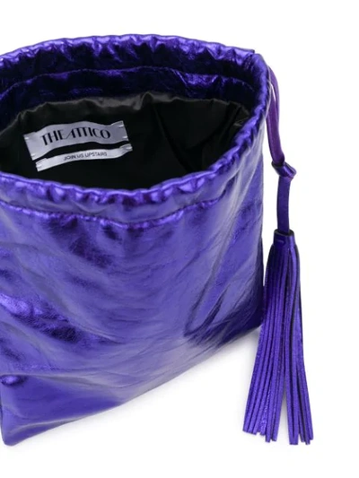 Shop Attico Handtasche Mit Kordelzug In Purple