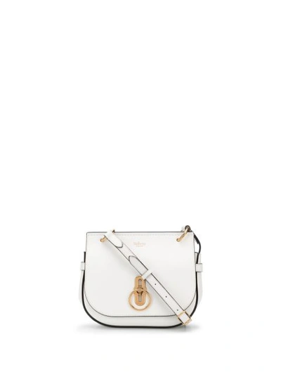 Shop Mulberry Amberley Satchel Bag In White