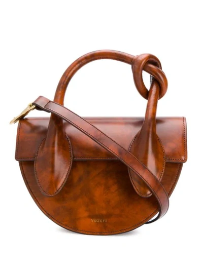 Shop Yuzefi Dolores Mini Bag In Brown
