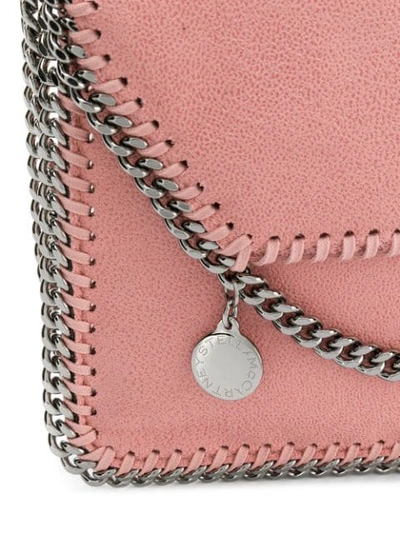 Shop Stella Mccartney Falabella Shaggy Deer Mini Crossbody In Pink