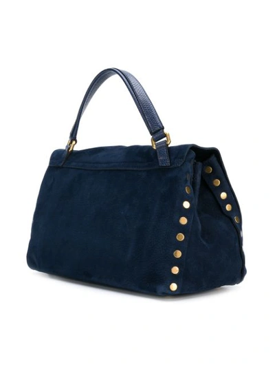 Shop Zanellato Postina Shoulder Bag - Blue