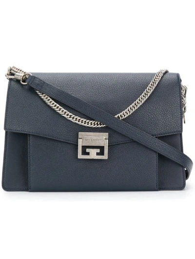Shop Givenchy Medium Gv3 Shoulder Bag - Blue