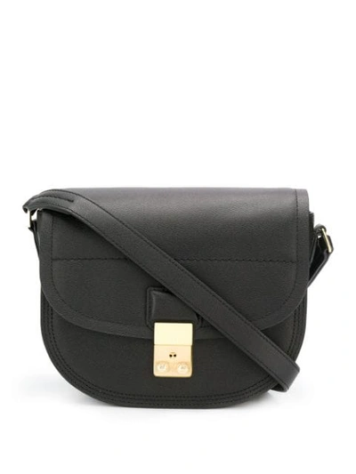 Shop 3.1 Phillip Lim Pashli Saddle Crossbody Bag In Black