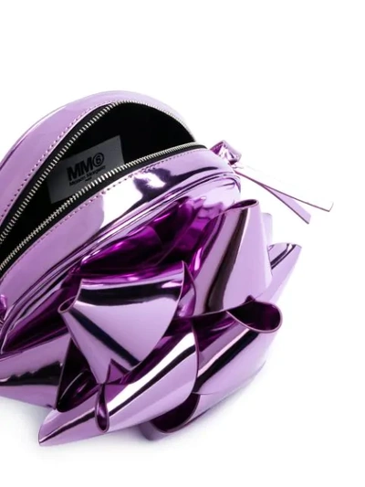 Shop Mm6 Maison Margiela Gift Bow Shoulder Bag - Pink