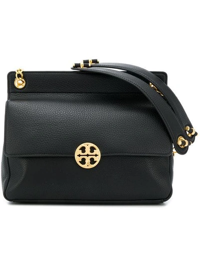 Shop Tory Burch Chelsea Flap Bag In Black